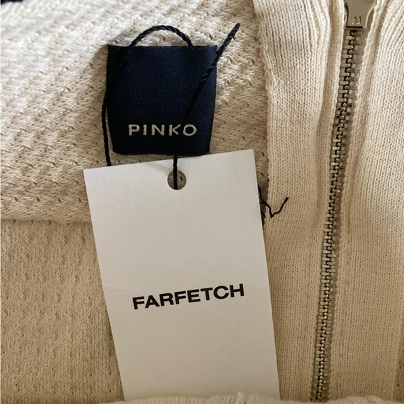 PINKO Bouclé Textured Mini Skirt NWT Ivory Cream Made in Italy French Girl Chic - Picture 7 of 12